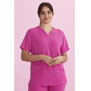 Biz Care CST250US Unisex V Neck Scrub Top