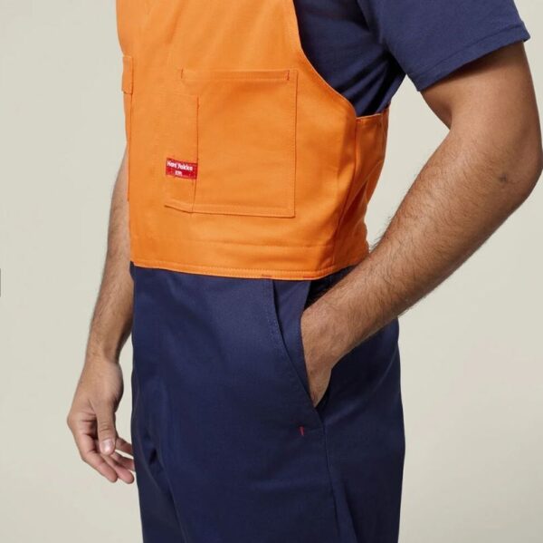 Hard Yakka Y01526 Hi Vis 2Tone Action Back Cotton Drill Overall - Image 5