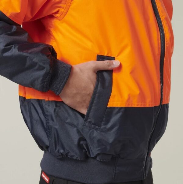 Hard Yakka Y06670 Core Hi Vis 2 Tone Waterproof Bomber Jacket - Image 10