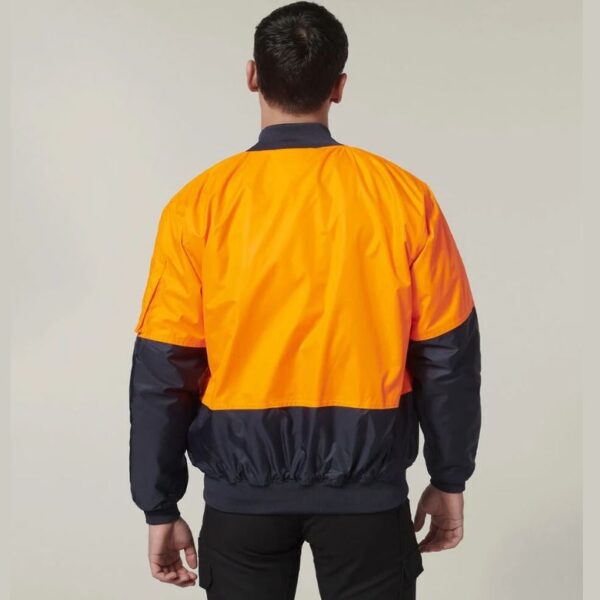 Hard Yakka Y06670 Core Hi Vis 2 Tone Waterproof Bomber Jacket - Image 8