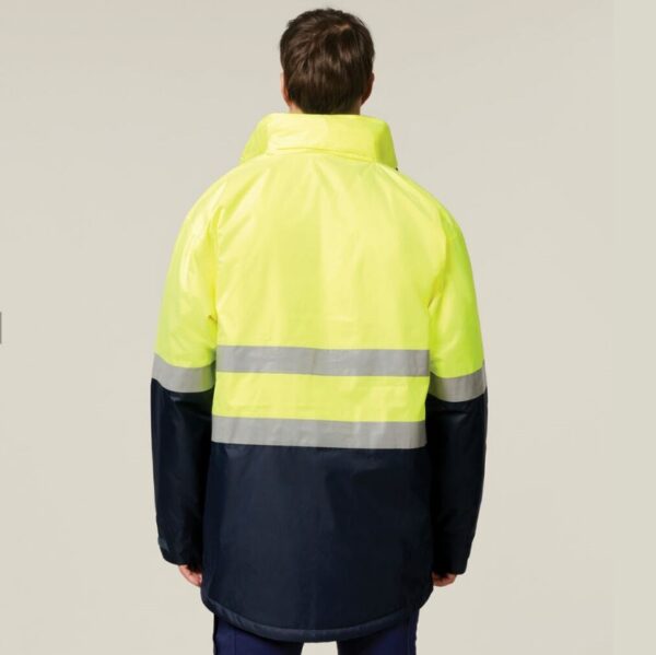 Hard Yakka Y06685 Core HiVis 2 Tone Taped Quilted Waterproof Jacket - Image 4