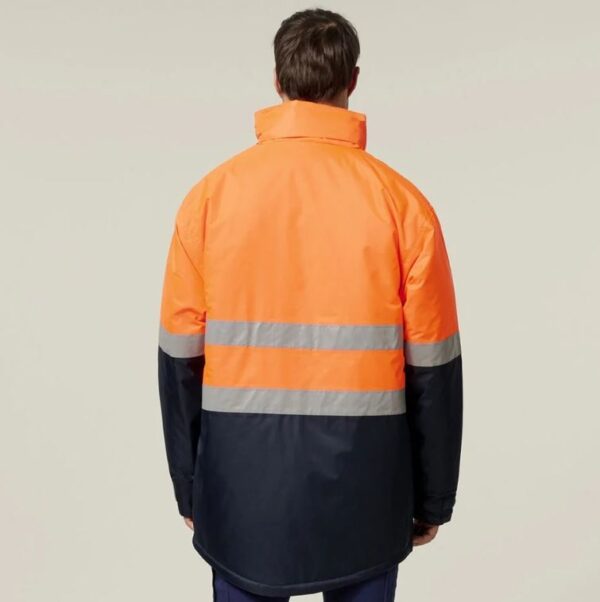 Hard Yakka Y06685 Core HiVis 2 Tone Taped Quilted Waterproof Jacket - Image 9