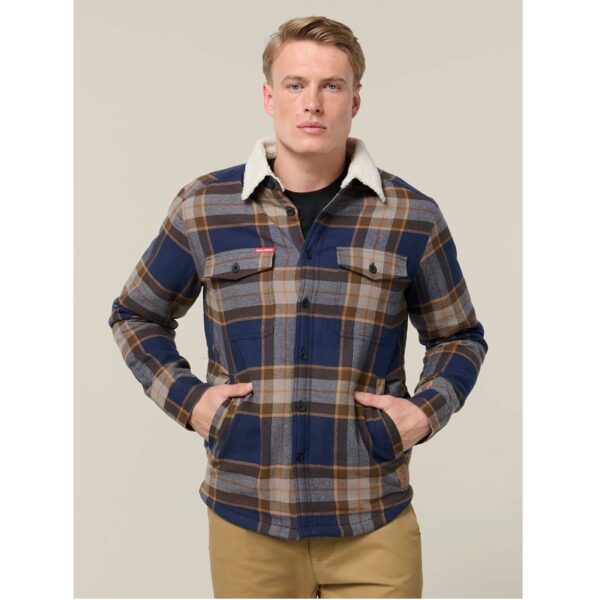 Hard Yakka Y06823 Heritage Trucker Sherpa Jacket - Image 5