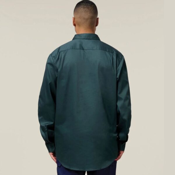 Hard Yakka Y07530 Long Sleeve Closed Front Cotton Drill Work Shirt - Image 10
