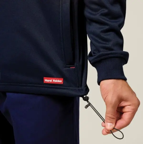 Hard Yakka Y19330 HiVis 2 Tone 1/4 Zip Brushed Fleece Jumper - Image 10