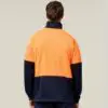 Hard Yakka Y19330 HiVis 2 Tone 1/4 Zip Brushed Fleece Jumper - Image 8