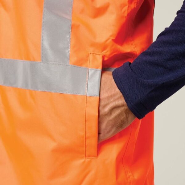 Hard Yakka Y21480 Hi Vis Taped All Weather Fleece Vest - Image 9