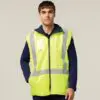 Hard Yakka Y21480 Hi Vis Taped All Weather Fleece Vest