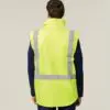 Hard Yakka Y21480 Hi Vis Taped All Weather Fleece Vest - Image 3