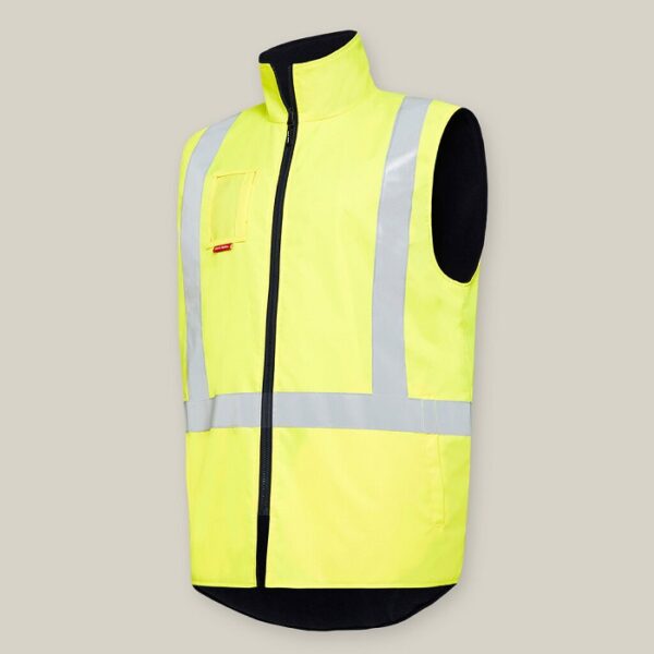 Hard Yakka Y21480 Hi Vis Taped All Weather Fleece Vest - Image 13