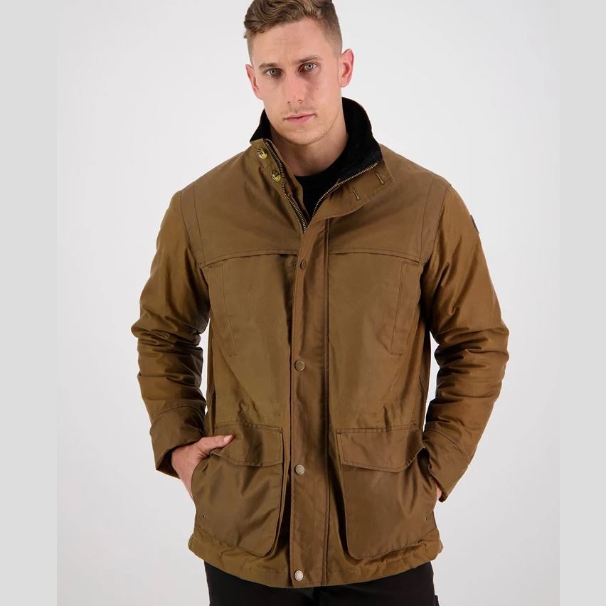 Mens oilskin coat sale