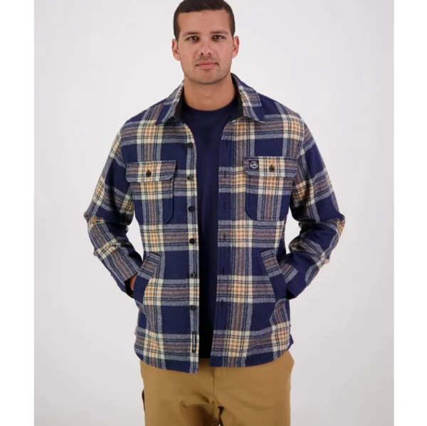 Swanndri SW214149M Men's Kiaraki v3 Wool Shacket - Image 5