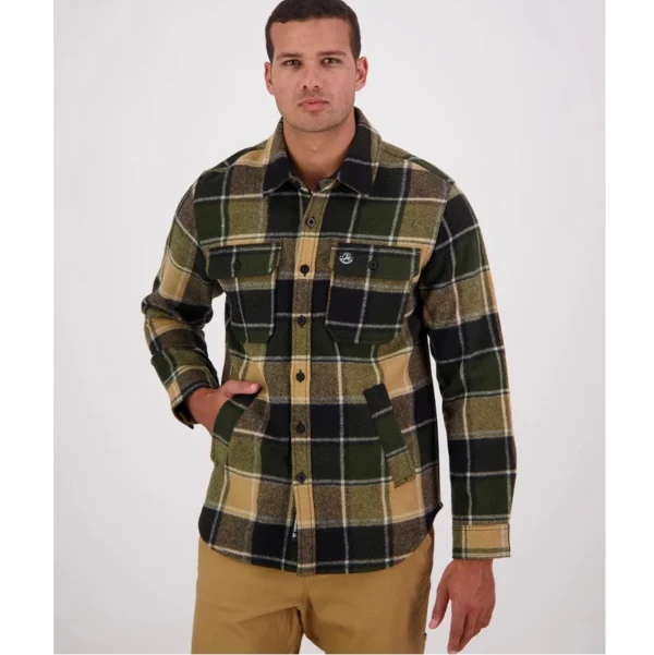 Swanndri SW214149M Men's Kiaraki v3 Wool Shacket - Image 3
