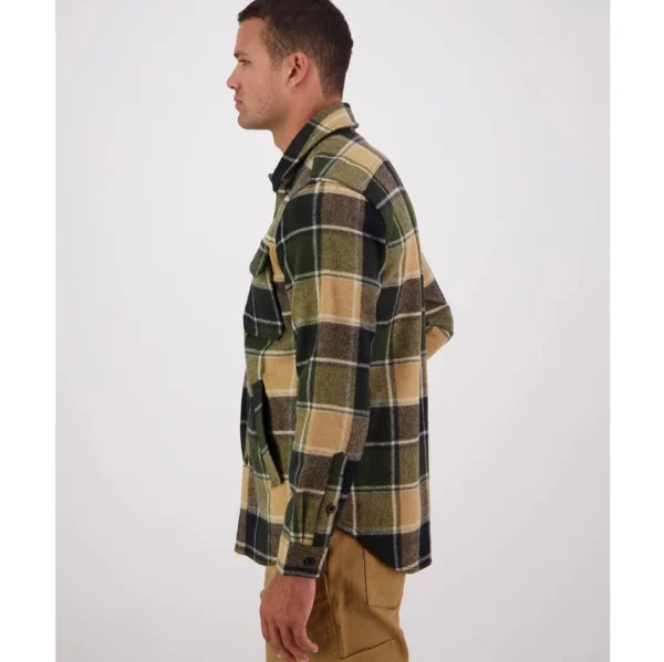 Swanndri SW214149M Men's Kiaraki v3 Wool Shacket - Image 2