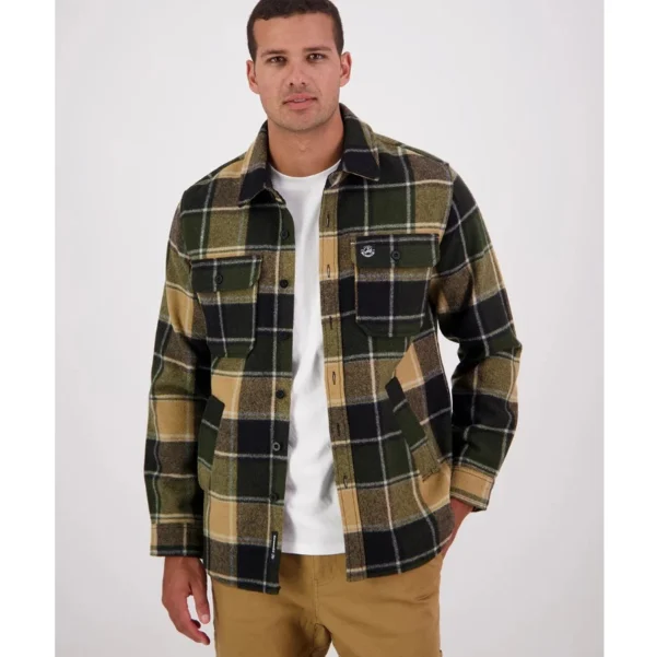 Swanndri SW214149M Men's Kiaraki v3 Wool Shacket