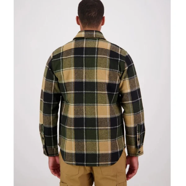 Swanndri SW214149M Men's Kiaraki v3 Wool Shacket - Image 4