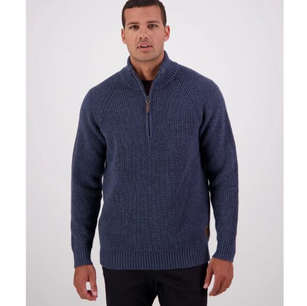 Swanndri SW225313M Men's Chalky Island Waffle Jumper