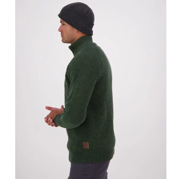 Swanndri SW225313M Men's Chalky Island Waffle Jumper - Image 6