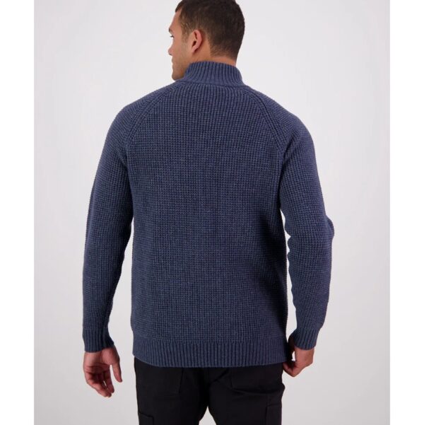 Swanndri SW225313M Men's Chalky Island Waffle Jumper - Image 3