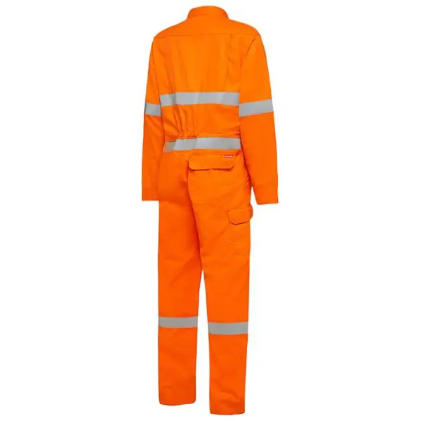 KingGee Y00080 Sheildtec FR Light Weight Hi Vis Taped Coverall - Image 2