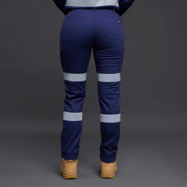 KingGee K43010 Women's Stretch Reflective Cargo Work Pants - Image 3