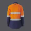 KingGee K44227 Women's Workcool Vented Spliced Shirt Taped Long Sleeve - Image 6