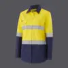 KingGee K44227 Women's Workcool Vented Spliced Shirt Taped Long Sleeve - Image 2