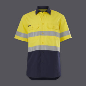 KingGee K54911 Workcool Vented Spliced Shirt Taped Short Sleeve