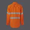 KingGee K54915 Workcool Vented Shirt Tape Long Sleeve - Image 3