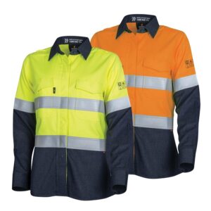 Bool BWW2590T1 Womens Regular Weight PPE2 FR Shirt With Loxy™ Reflective Tape