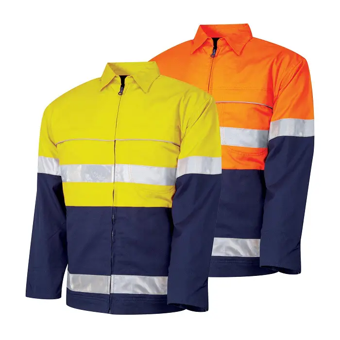 Hi vis store cotton drill jacket