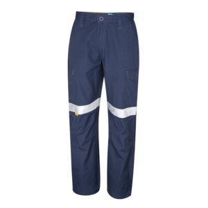 TRu Workwear DTW1150T Midweight Cotton Cargo Trousers With 3M Tape