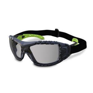 Maxisafe EVO371-GH EVOLVE Safety Glasses with Gasket & Headband - Smoke Lens
