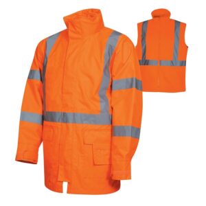 TRu Workwear TJ1911T5 3 In 1 Jacket With Removable Fleece Inner Vest And TRuVis Reflective Tape