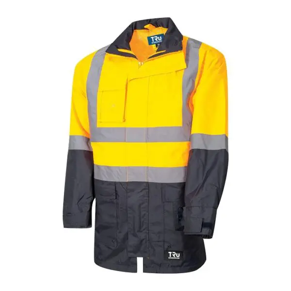 TRu Workwear TJ2900T6 Rain Jacket With TRuVis Reflective Tape - Image 2