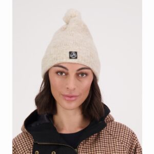 Swanndri SW219194W Women's Hutton Turn Up Bobble Beanie