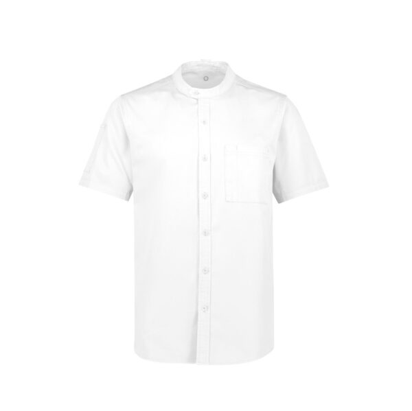 Biz Collection CH329MS Mens Salsa Short Sleeve Chef Shirt - Image 4