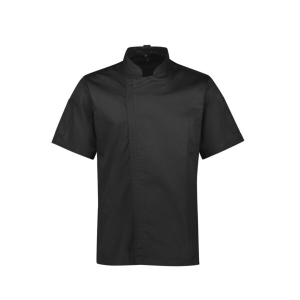Biz Collection CH330MS Mens Alfresco Short Sleeve Chef Jacket - Image 6