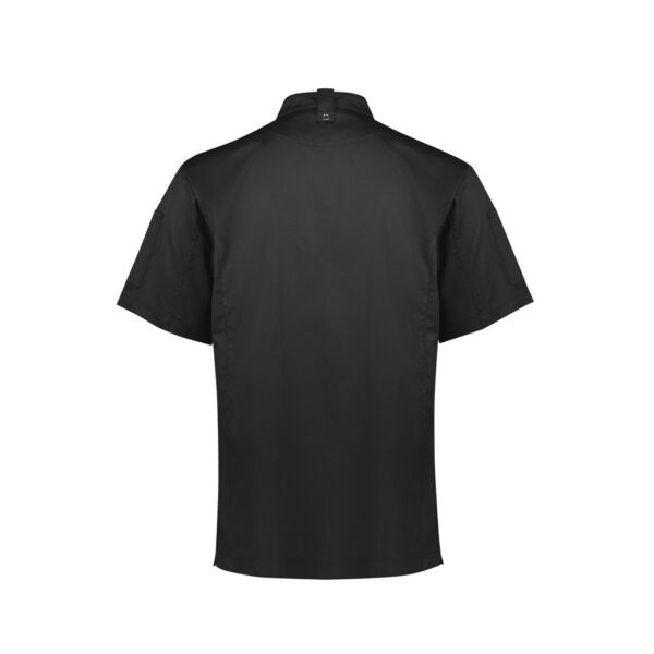 Biz Collection CH330MS Mens Alfresco Short Sleeve Chef Jacket - Image 7