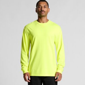 AS Colour 5054F Mens Block Safety L/S Tee