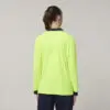 Hard Yakka Y08603 Womens Long Sleeve Hi Vis Polo - Image 5
