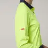 Hard Yakka Y08603 Womens Long Sleeve Hi Vis Polo - Image 3