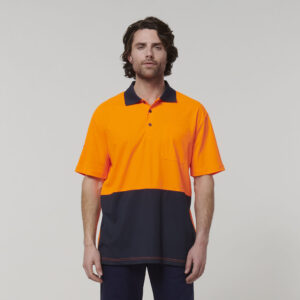 Hard Yakka Y19616 Mens Short Sleeve Hi Vis Polo