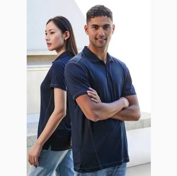 Biz Collection P419MS Mens Dart Short Sleeve Polo - Image 2