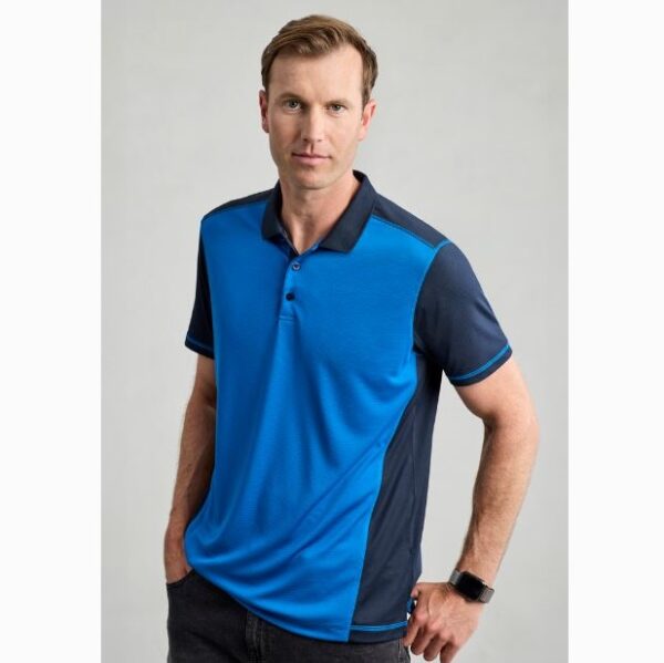 Biz Collection P419MS Mens Dart Short Sleeve Polo - Image 3