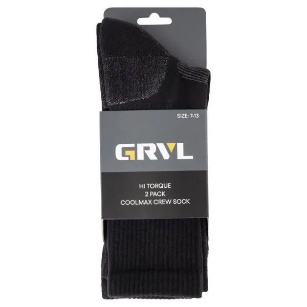 Grvl GRVL-S4 Hi Torque 2 Pk Socks - Image 2