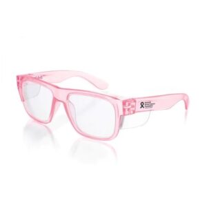 SafeStyle FPC100 Fusions Pink Frame Clear Lens
