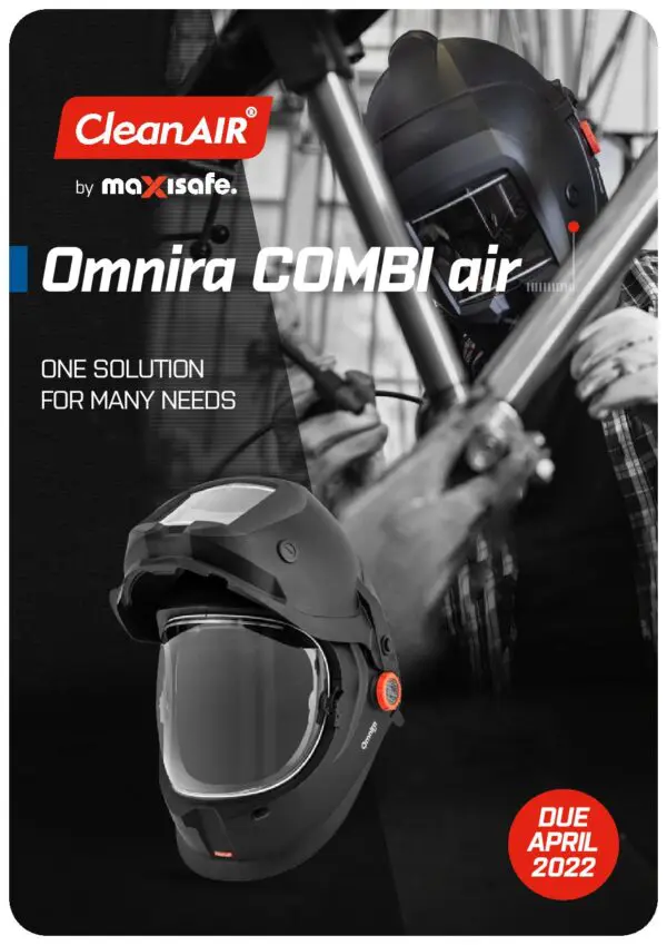 Maxisafe R303201 CleanAIR Omnira COMBI Welding Helmet & AerGO PAPR Kit - Image 2