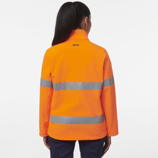 KingGee K45007 Womens Reflective Soft Shell Jacket - Image 4