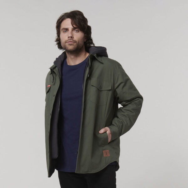 Hard Yakka Y06691 Quilted Solid Shacket - Image 2